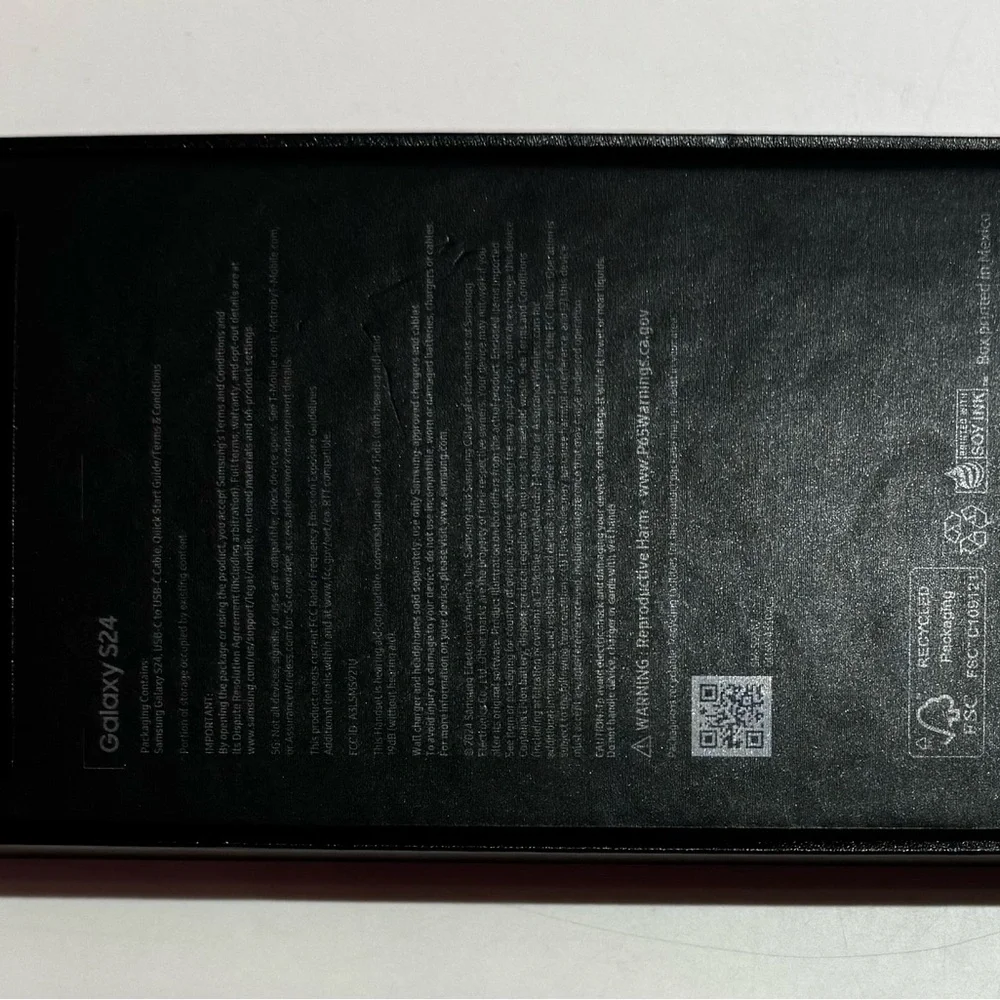 Samsung S24 NIB! **T Mobile LOCKED**